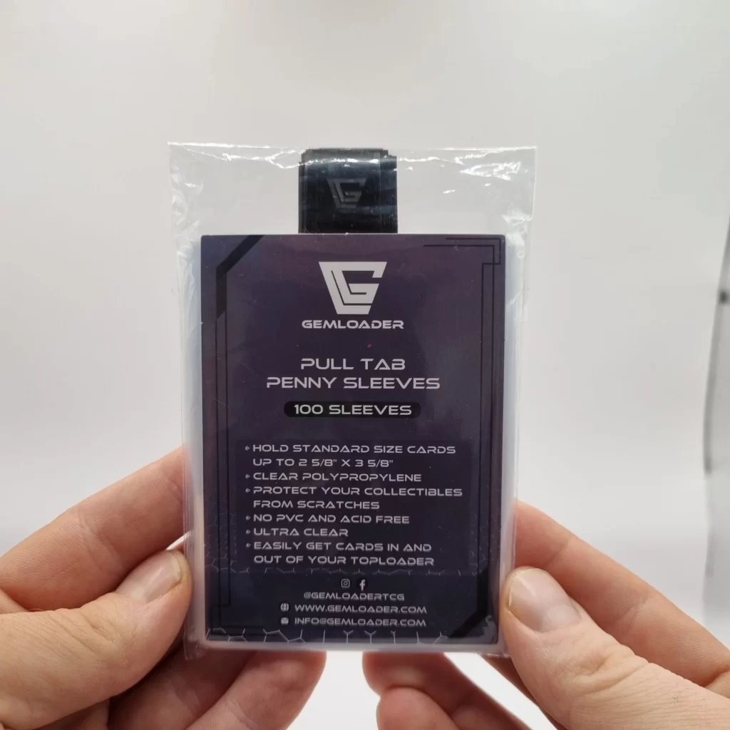 Pull Tab Sleeves 100 stuks zwart - Afbeelding 2