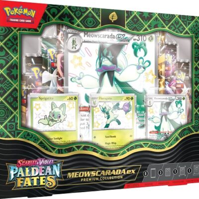 Paldean Fates Meowscarada ex Box