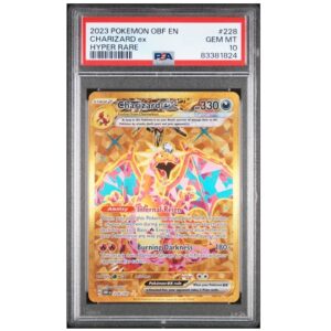 Charizard Ex #228 Obsidian Flames PSA 10