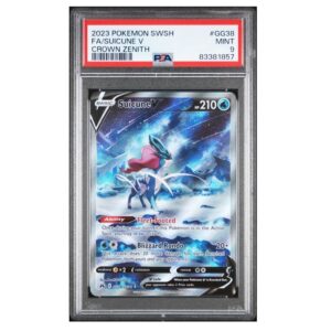 Suicune V #GG38 Crown Zenith PSA 9