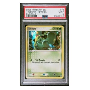 Treecko [Reverse Holo] #70 Emerald PSA 9