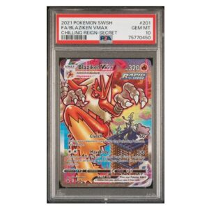 Blaziken VMAX #201 Chilling Reign PSA 10