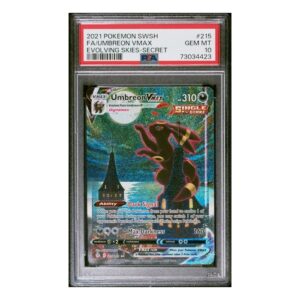 Umbreon VMAX #215 Pokemon Evolving Skies PSA 10