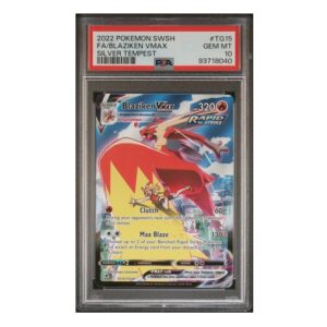 Blaziken VMAX #TG15 Silver Tempest PSA 10