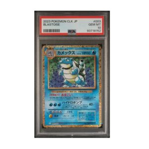 Blastoise #3 Japanese Classic Blastoise PSA 10