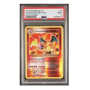 Charizard [Reverse Holo] #11 Evolutions PSA 9