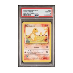 Charmander #46 Pokemon Base Set PSA 8