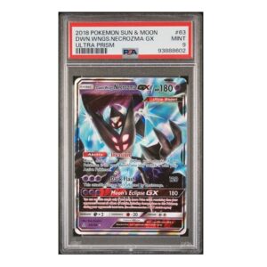 Dawn Wings Necrozma GX #63 Ultra Prism PSA 9