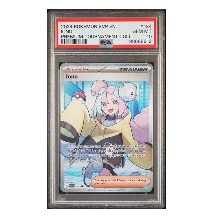 Iono #124 Iono Premium Tournament Collection PSA 10