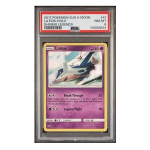 Latios #41 Shining Legends PSA 8
