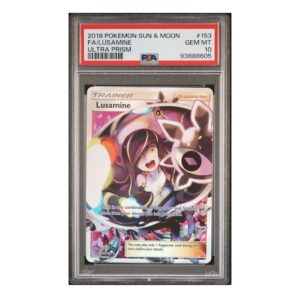 Lusamine #153 #34 Ultra Prism PSA 10