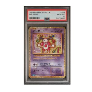 Mr. Mime #13 Japanese Classic Blastoise PSA 10