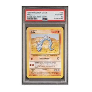 Onix #56 Pokemon Base Set PSA 10