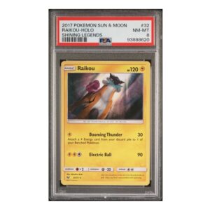 Raikou #32 Shining Legends PSA 8
