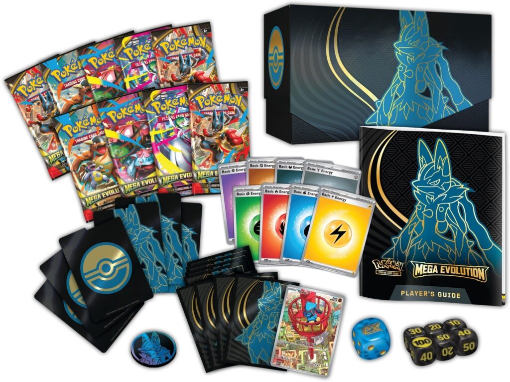 Mega Evolution Elite Trainer Box - Lucario inhoud