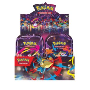 Mega Evolution Mini Tin Display voorkant