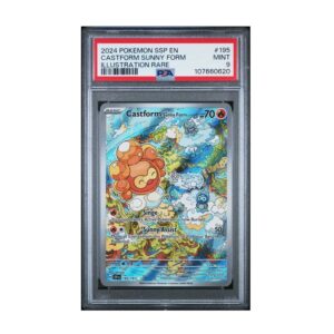 Castform Sunny Form #195 Surging Sparks PSA 9