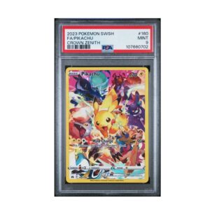 Pikachu #160 Crown Zenith PSA 9