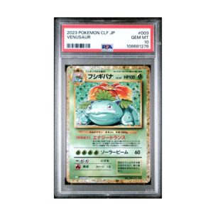 Venusaur #3 Japanese Classic Venusaur PSA 10