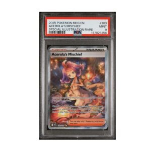 Acerola's Mischief #183 Mega Evolution PSA 9