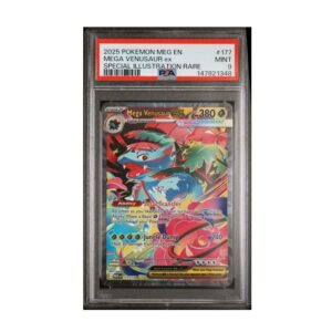 Mega Venusaur Ex #177 Mega Evolution PSA 9