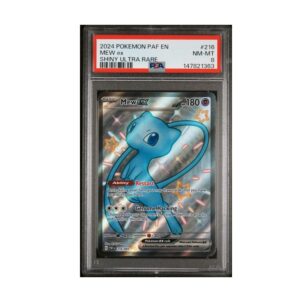 Mew ex #216 Paldean Fates PSA 8