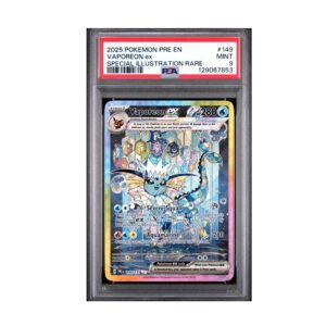 Vaporeon ex #149 Prismatic Evolutions PSA 9