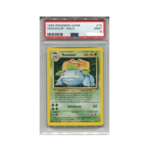 Venusaur #15 Pokemon Base Set PSA 9