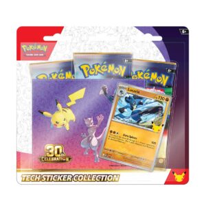 30th Celebration Tech Sticker Collection Lucario